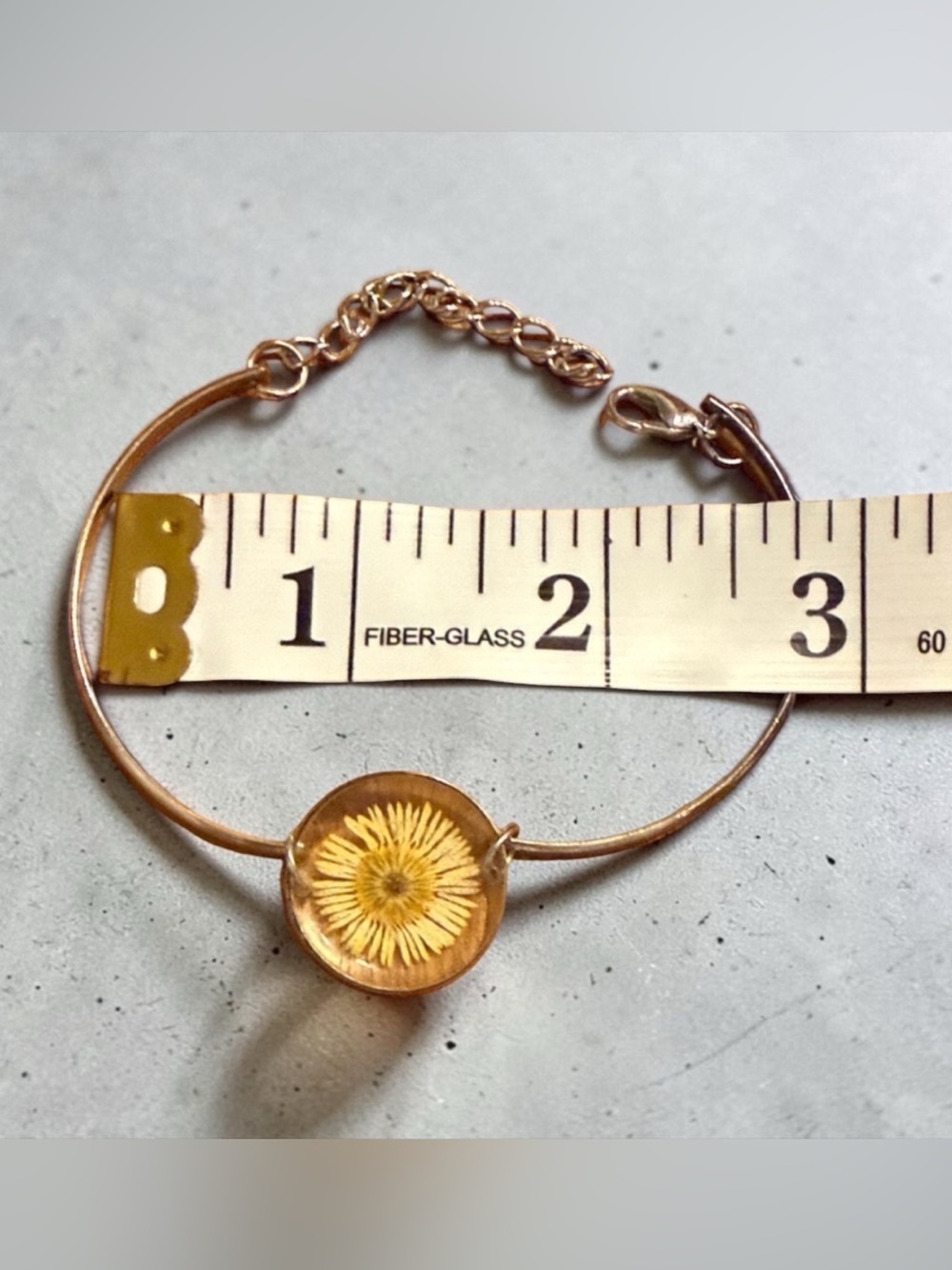 Vintage Silver Floral Bracelet - Picture 3 of 3